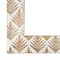 5" x 7" Natural Brown & White Etched Palm Trees Tabletop Frame, Treasured Finds by Ashland®